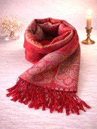 Paisley Pashmina – Orientalischer Schal, Handgefertigt, 75x180 cm