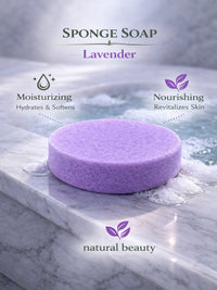 Schwamm Seife Lavendel – Sponge Soap
