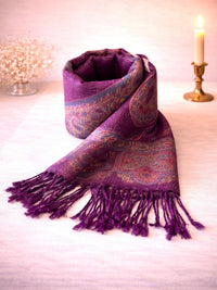 Paisley Pashmina – Orientalischer Schal, Handgefertigt, 75x180 cm