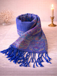 Paisley Pashmina – Orientalischer Schal, Handgefertigt, 75x180 cm