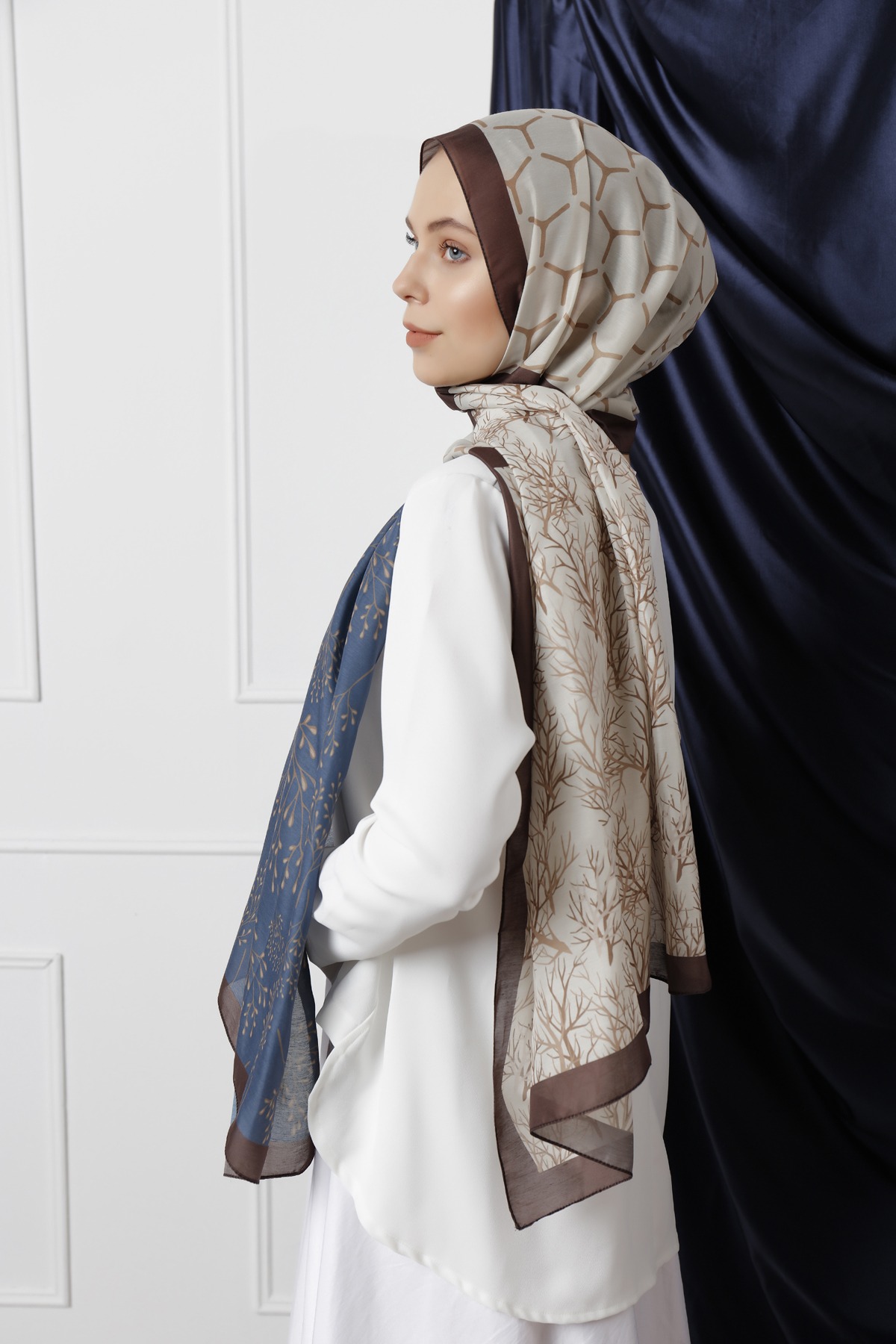 Schal, kopftuch, doppelseitig, Polyester, Kaschmir, Design, stilvoll, weich, warm, elegant, Mode, Accessoire, hochwertig, Winter, Damen, Herren, Geschenk