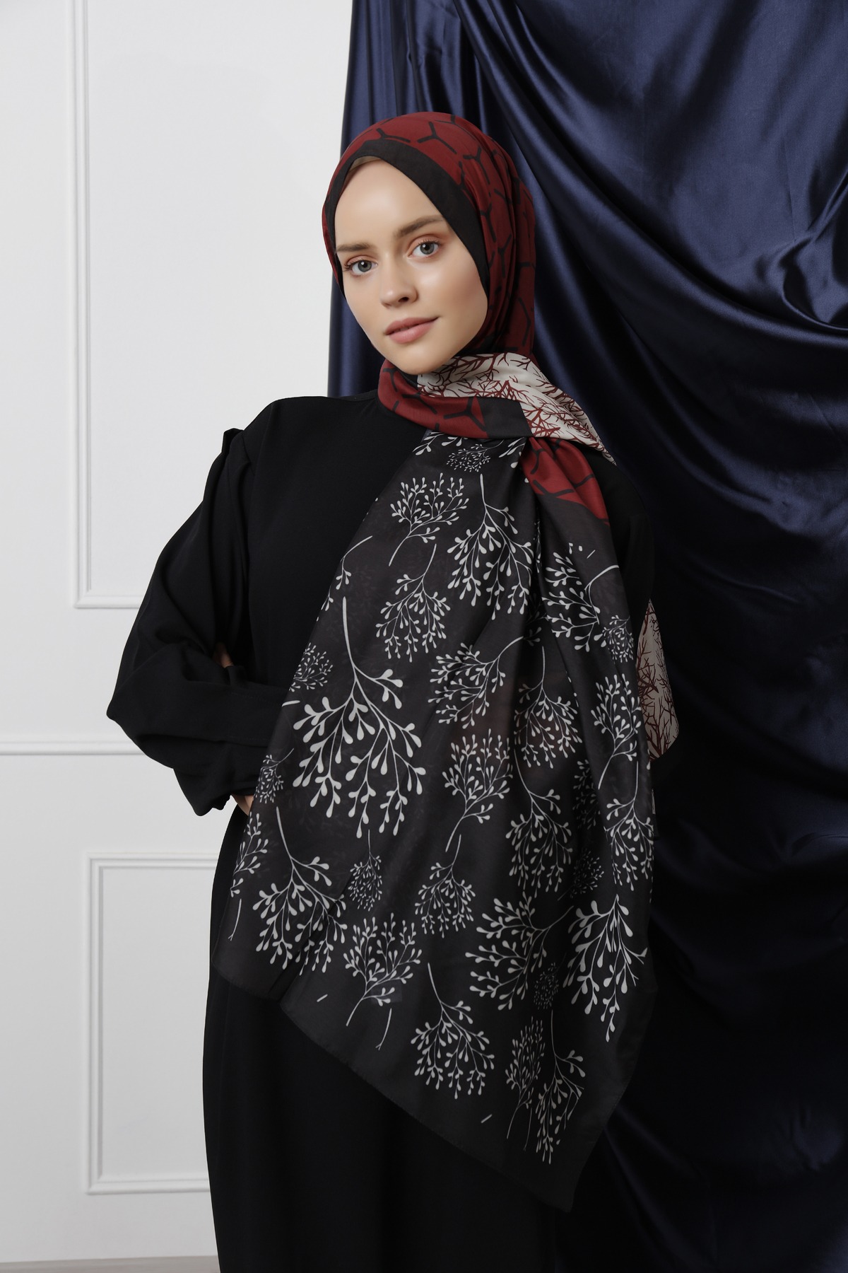 Schal, kopftuch, doppelseitig, Polyester, Kaschmir, Design, stilvoll, weich, warm, elegant, Mode, Accessoire, hochwertig, Winter, Damen, Herren, Geschenk