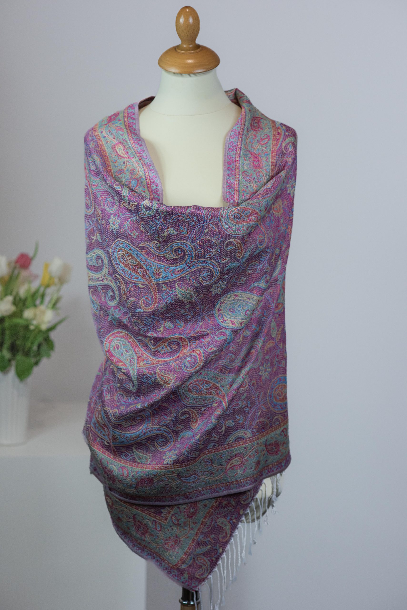 Schal, doppelseitig, Polyester, Kaschmir, Design, stilvoll, weich, warm, elegant, Mode, Accessoire, hochwertig, Winter, Damen, Herren, Geschenk