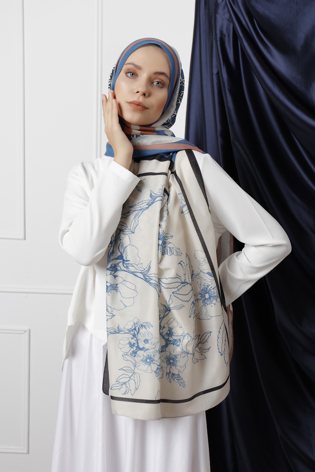 Schal, kopftuch, doppelseitig, Polyester, Kaschmir, Design, stilvoll, weich, warm, elegant, Mode, Accessoire, hochwertig, Winter, Damen, Herren, Geschenk