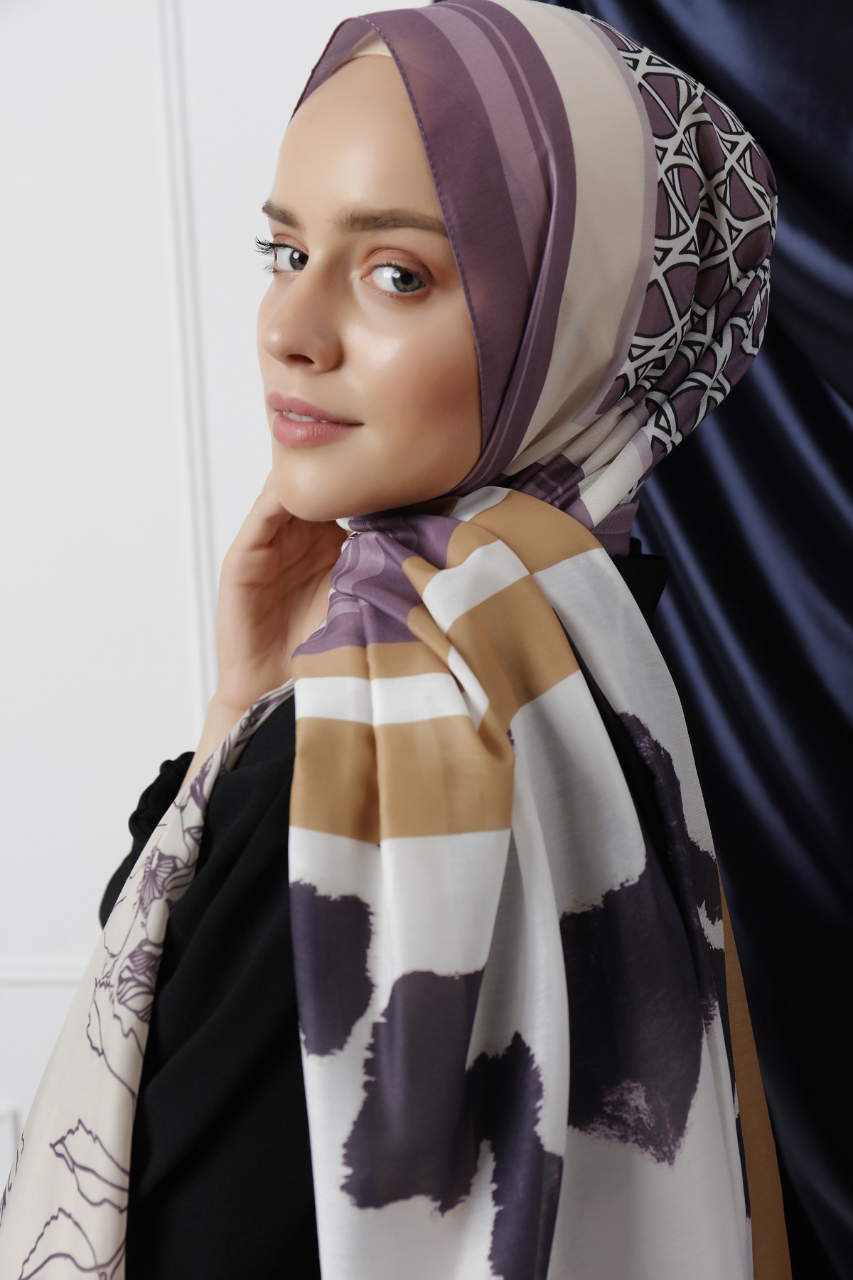 Schal, kopftuch, doppelseitig, Polyester, Kaschmir, Design, stilvoll, weich, warm, elegant, Mode, Accessoire, hochwertig, Winter, Damen, Herren, Geschenk