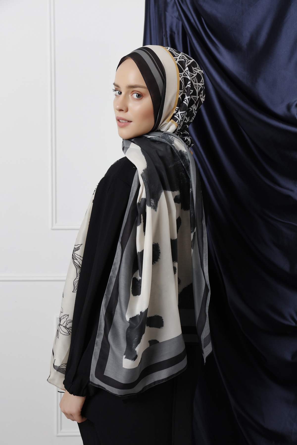 Schal, kopftuch, doppelseitig, Polyester, Kaschmir, Design, stilvoll, weich, warm, elegant, Mode, Accessoire, hochwertig, Winter, Damen, Herren, Geschenk