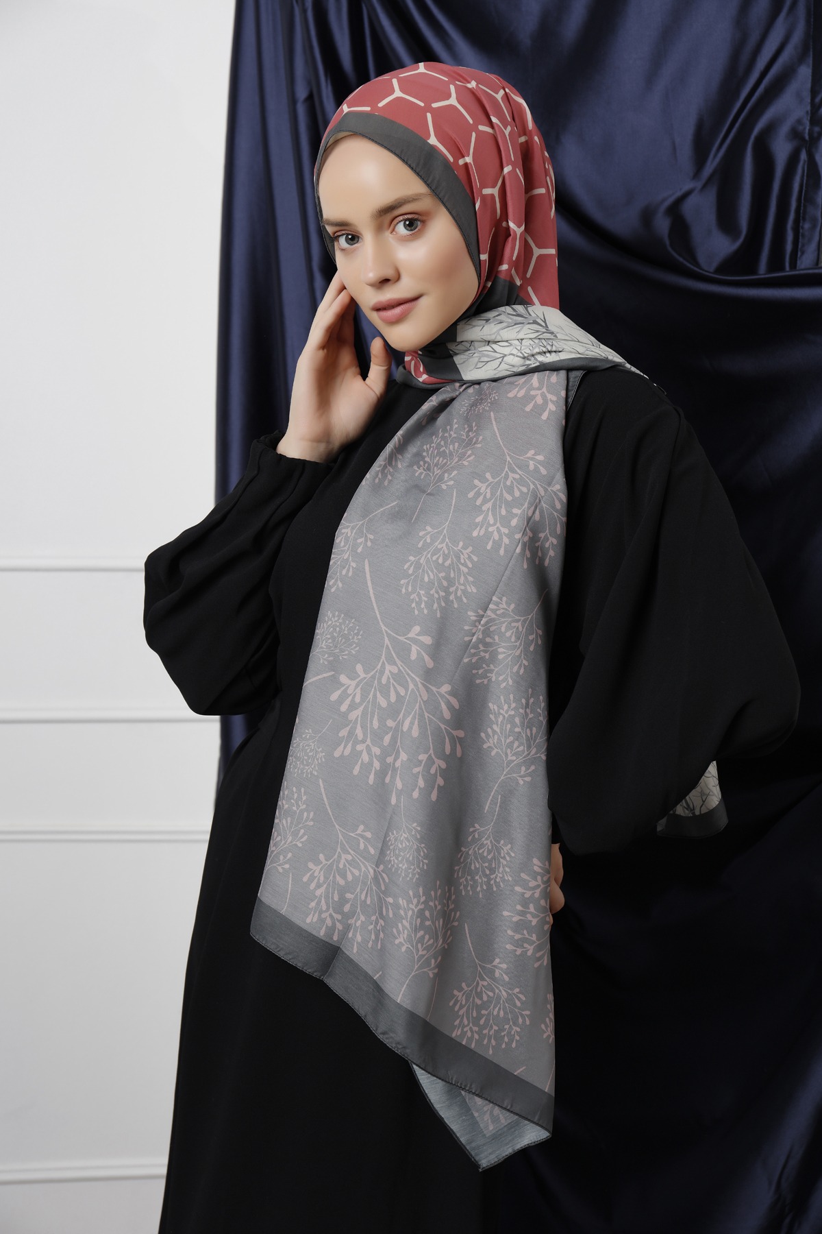 Schal, kopftuch, doppelseitig, Polyester, Kaschmir, Design, stilvoll, weich, warm, elegant, Mode, Accessoire, hochwertig, Winter, Damen, Herren, Geschenk