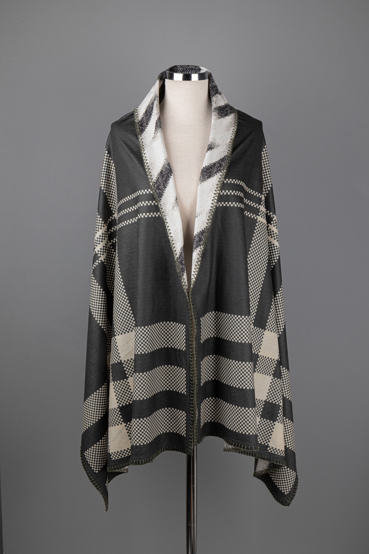 Schal, kopftuch, doppelseitig, Polyester, Kaschmir, Design, stilvoll, weich, warm, elegant, Mode, Accessoire, hochwertig, Winter, Damen, Herren, Geschenk