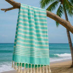 Hamamtuch Andalusya Turquoise - Perfekt für den täglichen Gebrauch