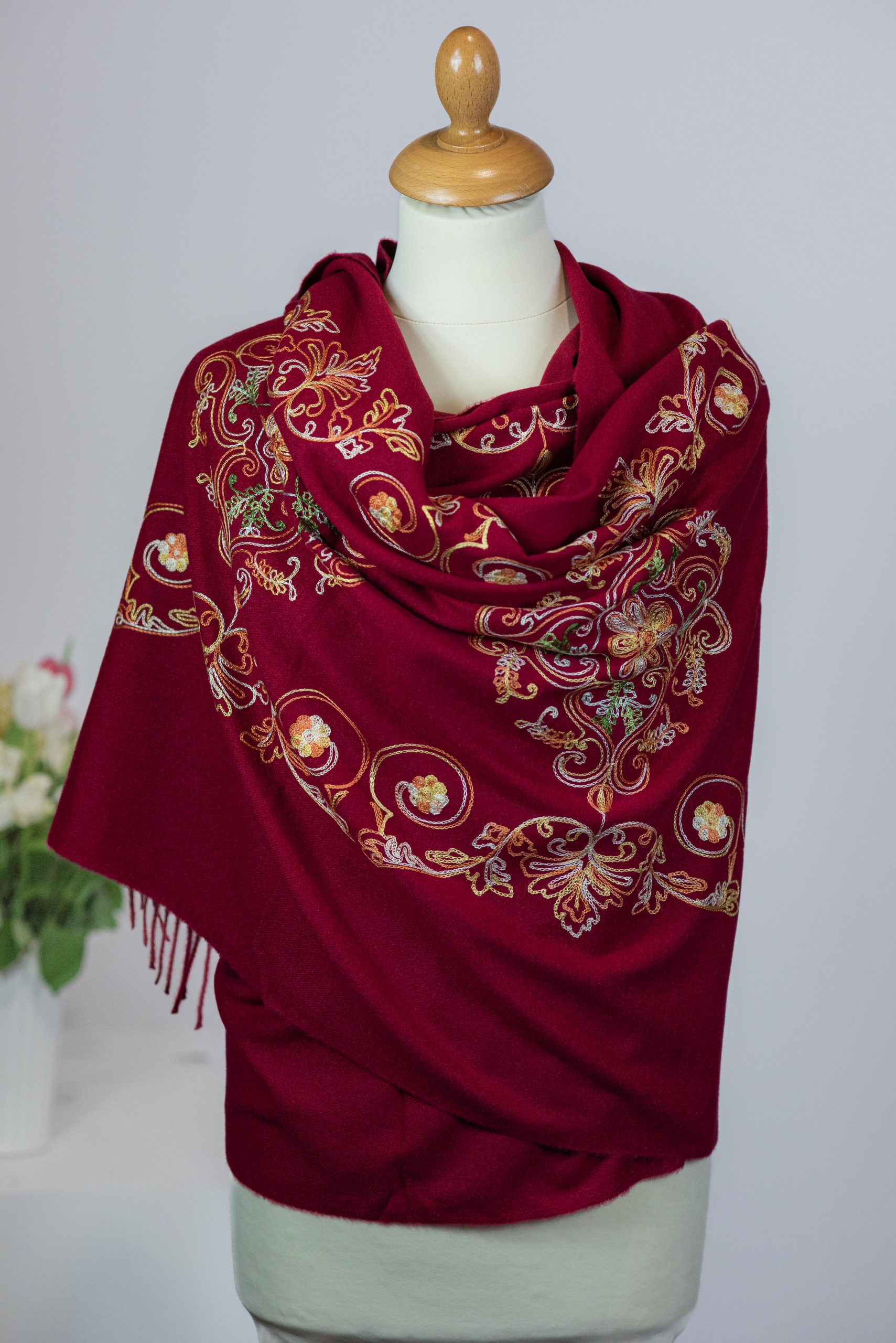 Schal, kopftuch, doppelseitig, Polyester, Kaschmir, Design, stilvoll, weich, warm, elegant, Mode, Accessoire, hochwertig, Winter, Damen, Herren, Geschenk