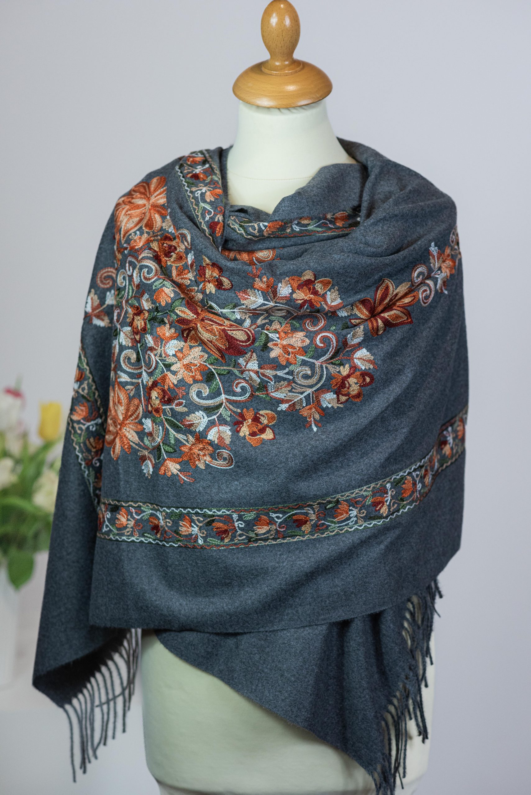 Schal, kopftuch, doppelseitig, Polyester, Kaschmir, Design, stilvoll, weich, warm, elegant, Mode, Accessoire, hochwertig, Winter, Damen, Herren, Geschenk