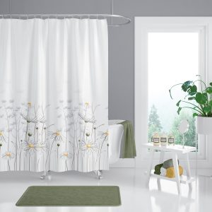 blume,duschen,vorhang,badezimmer, baden,nass,trocknen, langleben,