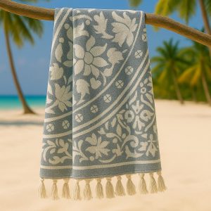 Hamamtuch Mandala Black  -  Ideal für den täglichen Gebrauch