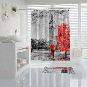 holland,blume,bigben,duschvorhang,schower curtain, duschen,badezimmer,