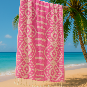 Strand-Sauna Tuch Native Beach Pink - Ideal Für Strand, Sauna und Pool