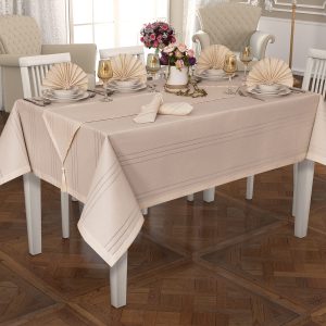 Tischdecken-Set Colber Beige -Schöner essen – mit der perfekten Tischdecke